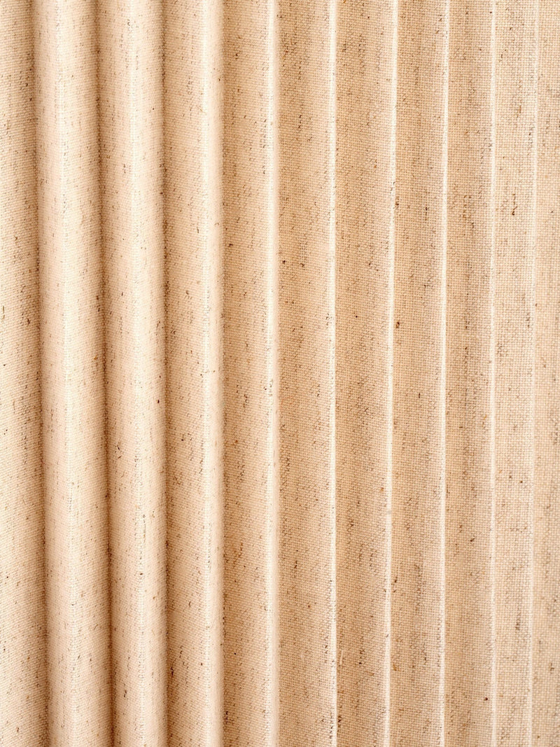 Pacific Lifestyle natural linen pleat lampshade, UK version
