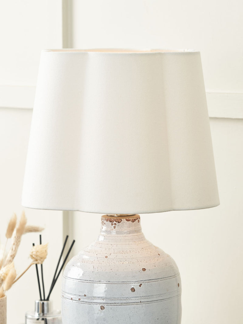 Pacific Lifestyle Posy white handloom shade (British brand)