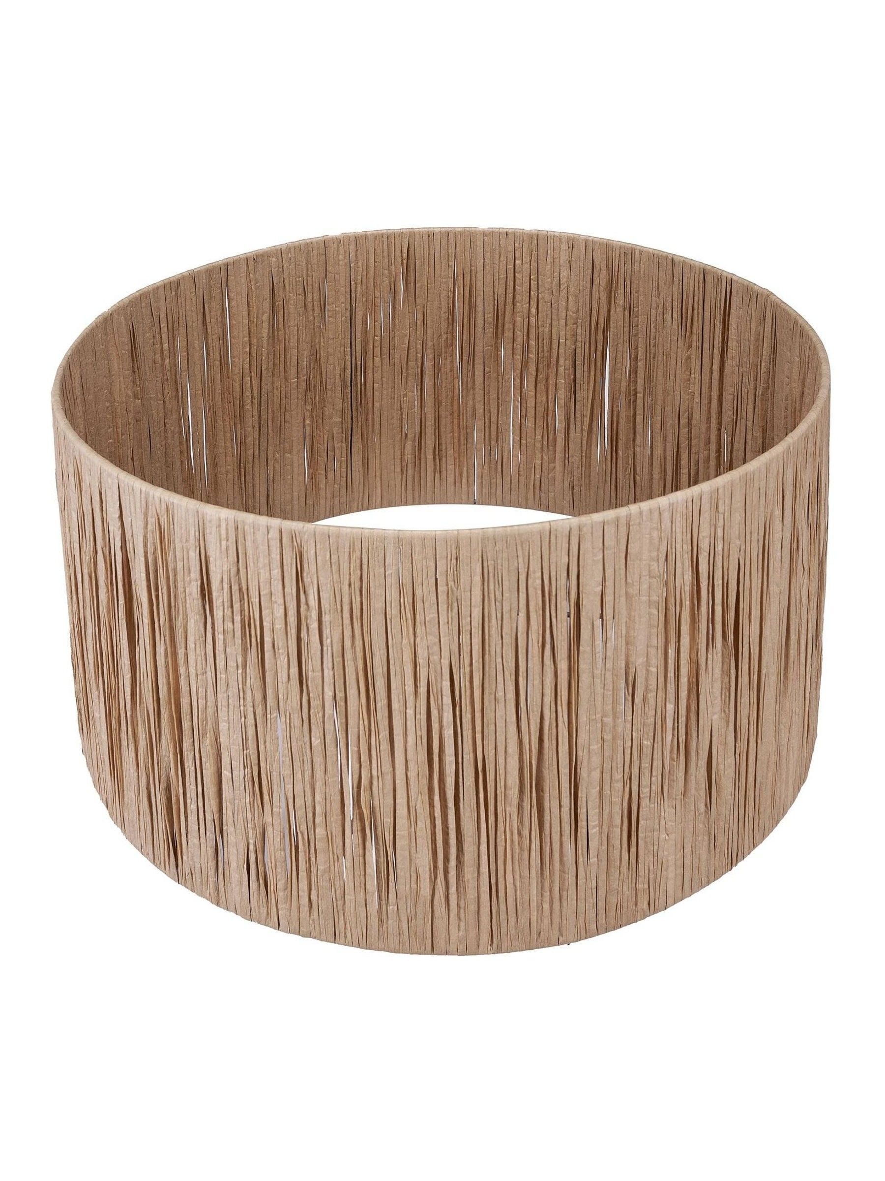 Pacific Lifestyle natural raffia cylinder lampshade, imported from the UK