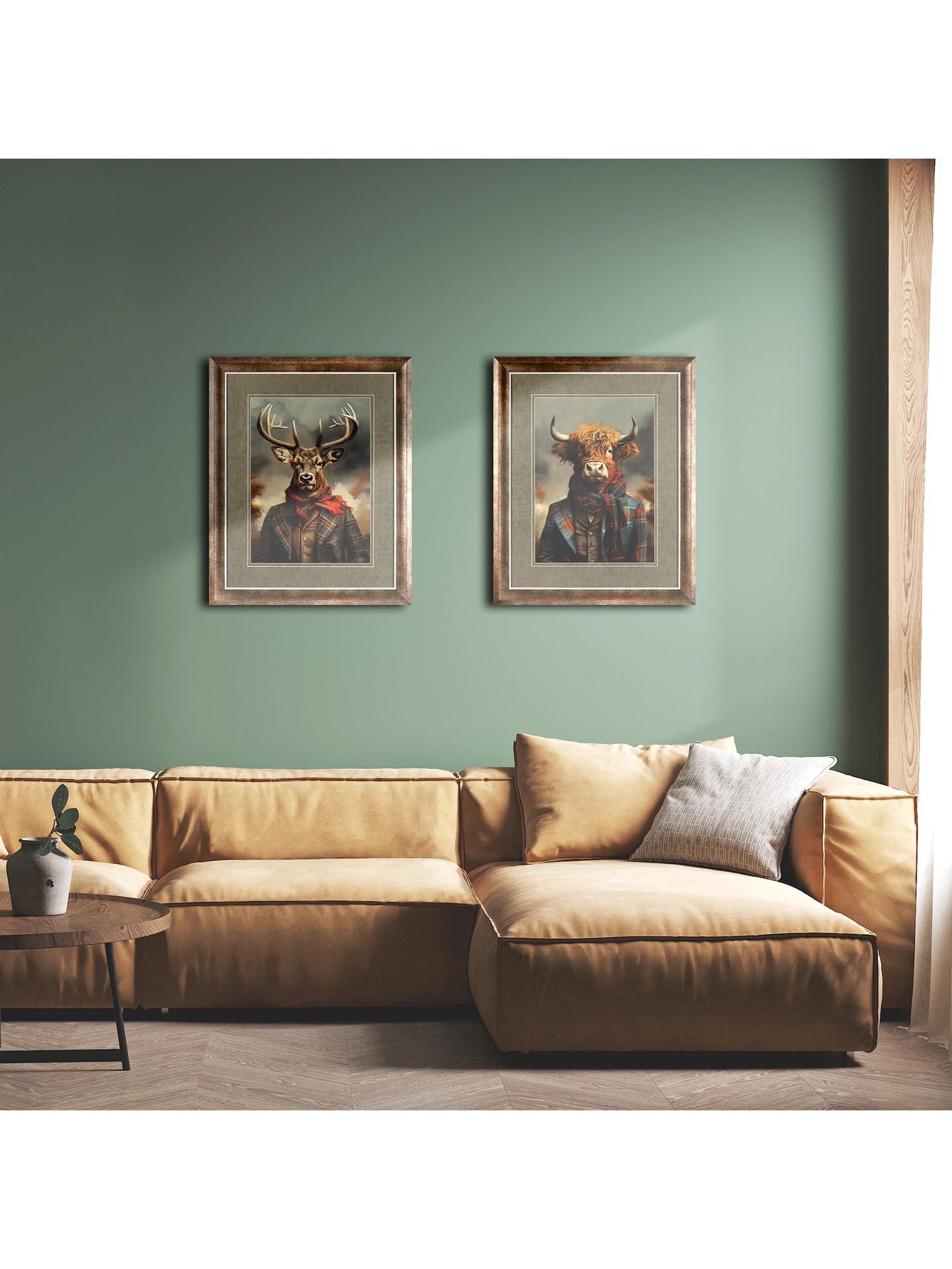 Art Marketing noble stag wall art 62x77cm, UK version