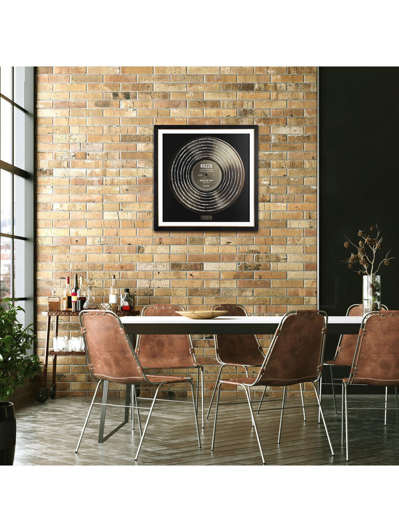 Karen Reavill record wall art 69cm x 69cm - British product