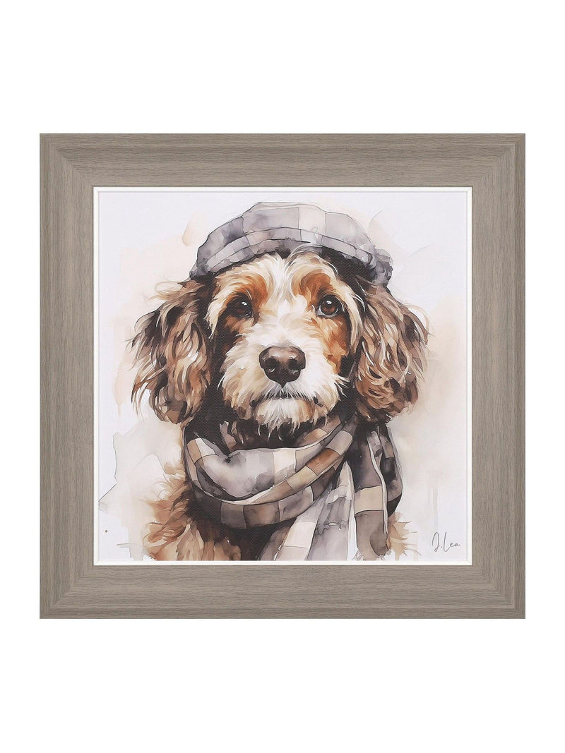 Art Marketing Brown Archer dog wall art 38cm - British product
