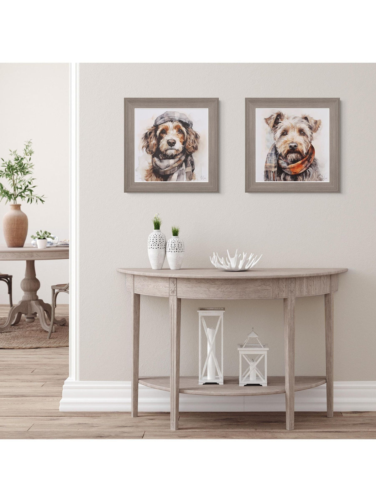Art Marketing Brown Archer dog wall art 38cm - British product