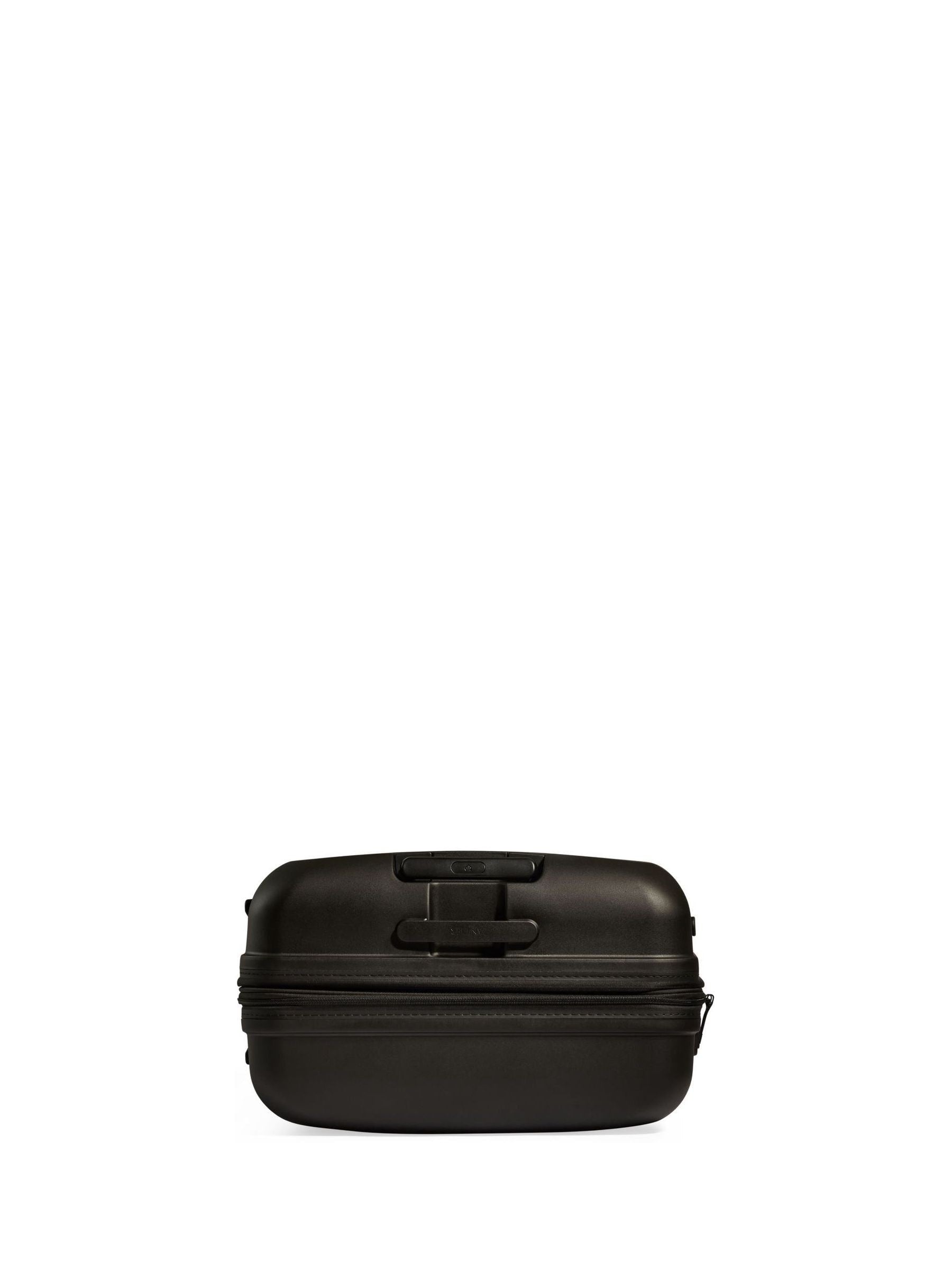 Antler blue large Single Stripe luggage polypropylene shell, UK version