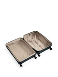 Antler blue large Single Stripe luggage polypropylene shell, UK version