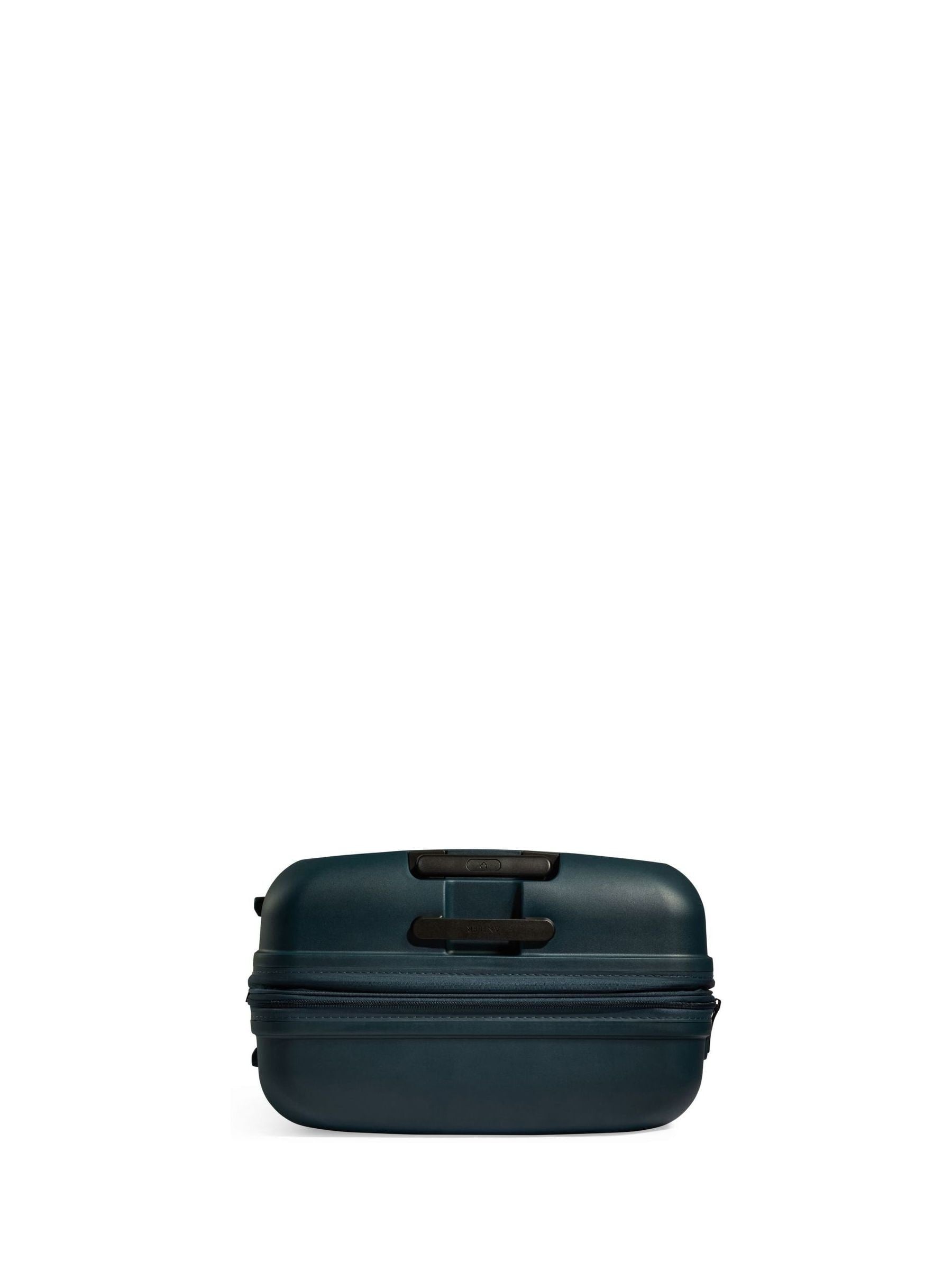 Antler blue large Single Stripe luggage polypropylene shell, UK version