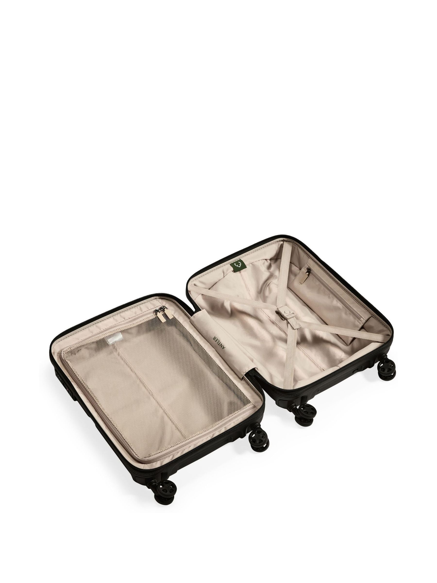 Antler Black Single Stripe Cabin Bag