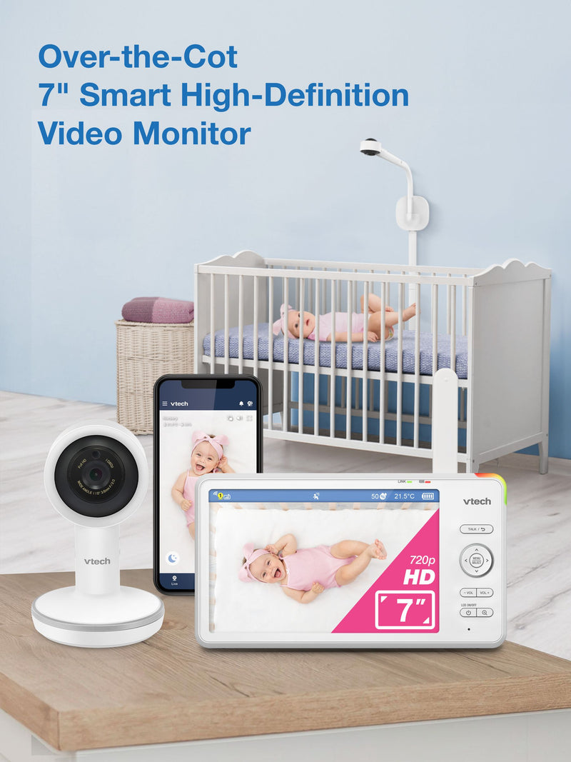 VTech 7 inch Full HD baby monitor, UK version