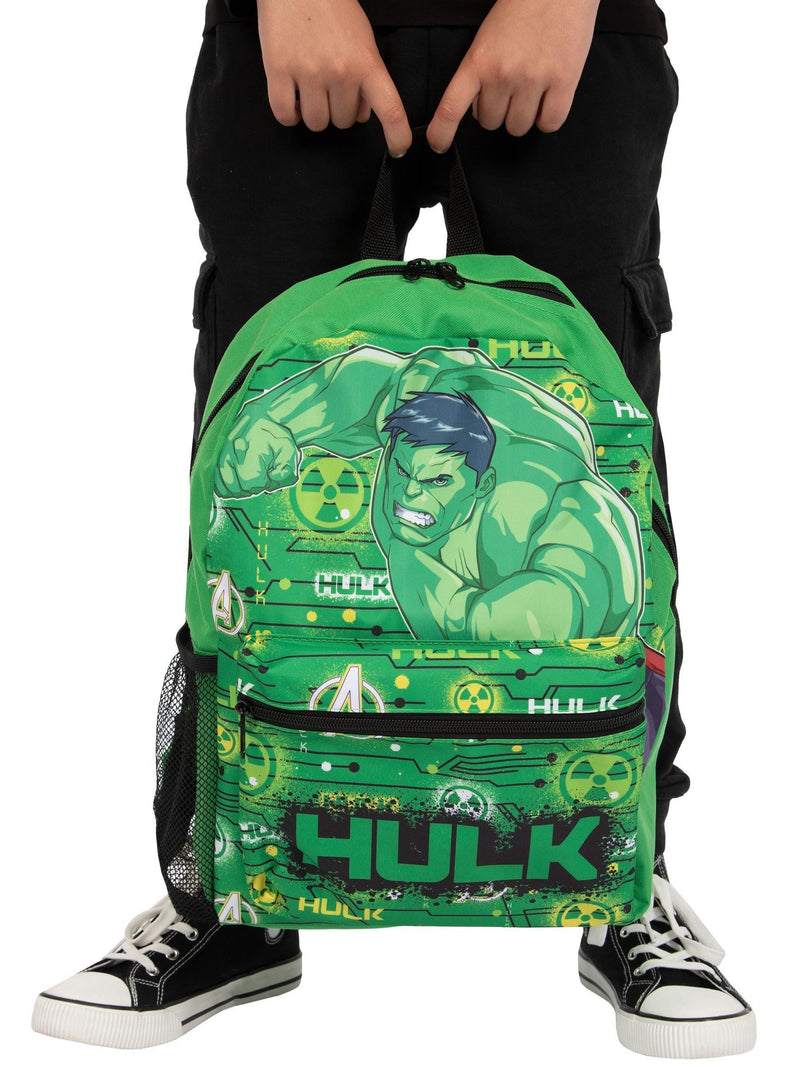 Marvel Hulk backpack set with lunch bag and pencil case (British brand)