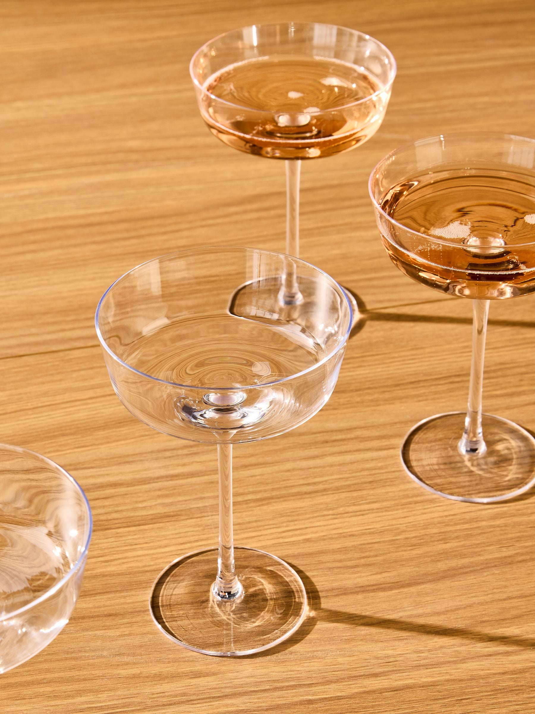 MADE.COM Velma crystal cocktail glasses set of 4 - British product