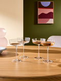 MADE.COM Velma crystal cocktail glasses set of 4 - British product