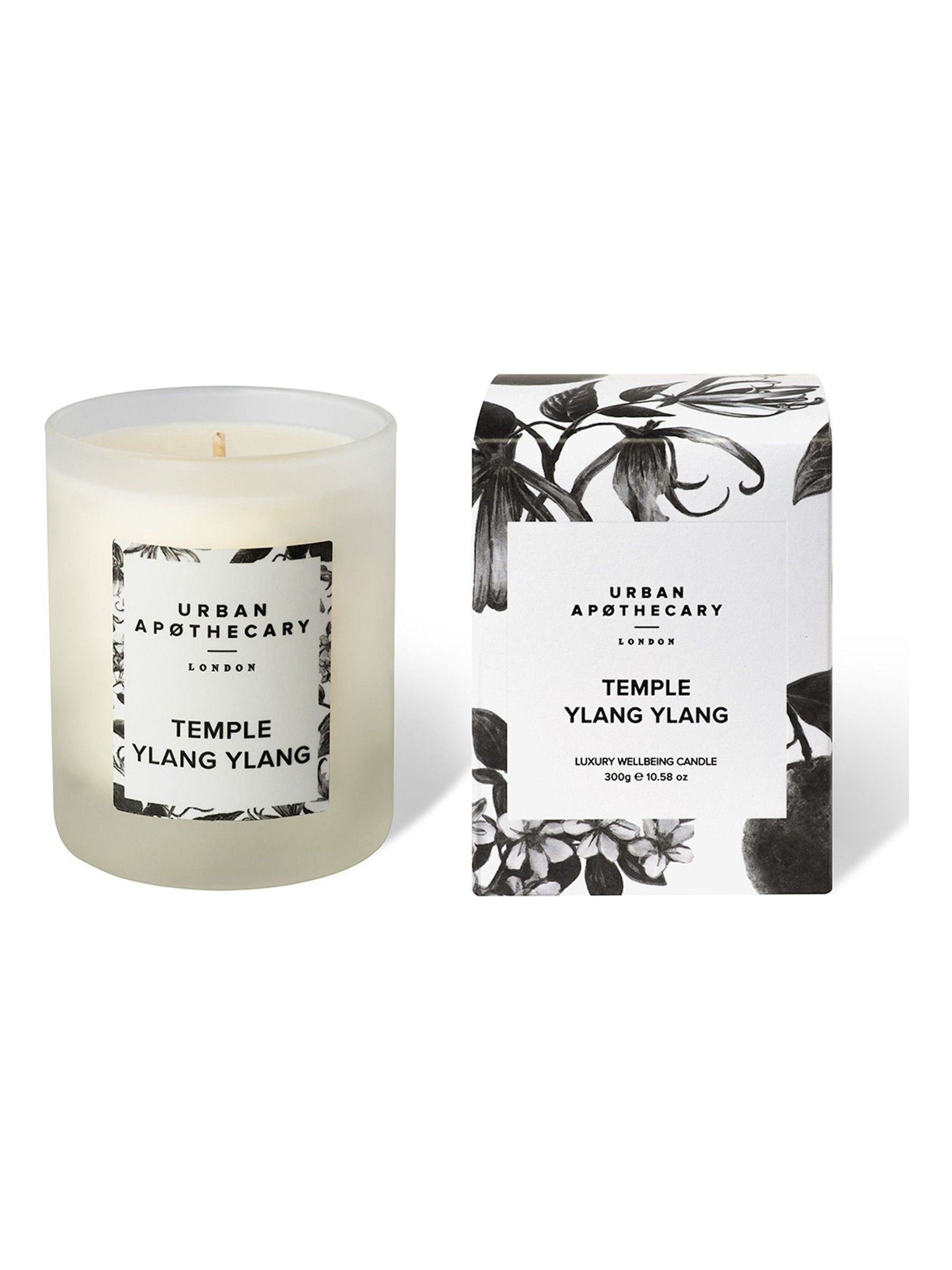 Urban Apothecary Temple Ylang Ylang candle 300g, imported from the UK