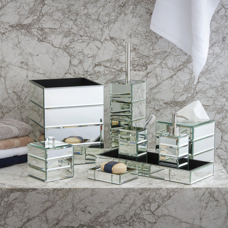 Robert Welch Burford bathroom shelf stainless steel glass, imported from the UK