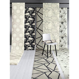 Harlequin lotus floral wallpaper engraved on metallic ground, UK version