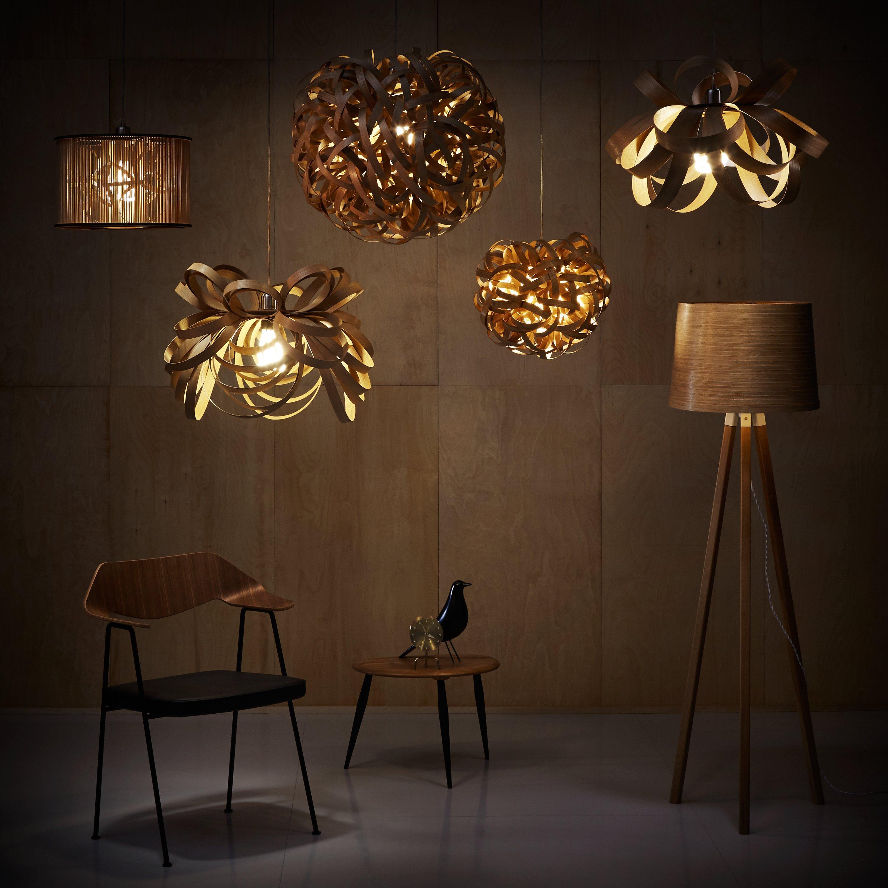 Tom Raffield Skipper pendant ceiling light Dia.62cm, imported from the UK