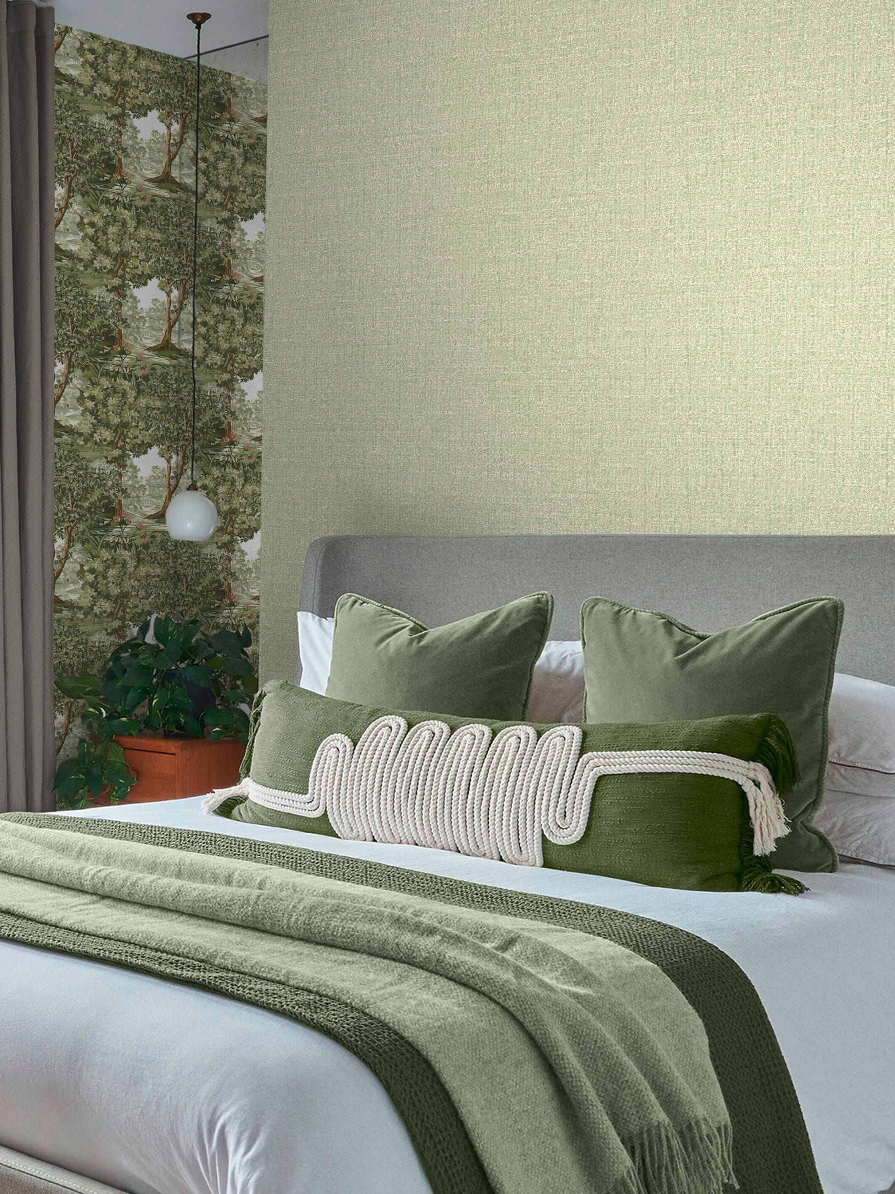 Graham & Brown Sage Albion Texture wallpaper 10m (British brand)