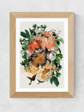 East End Prints Oak Magnolia by Dan Hobday