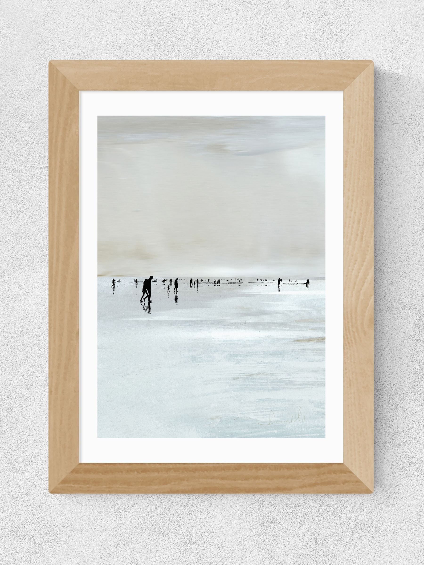 East End Prints Oak Beachy framed art print - British product