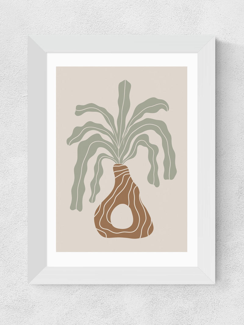 East End Prints White Modern Vase I by Alisa Galitsyna
