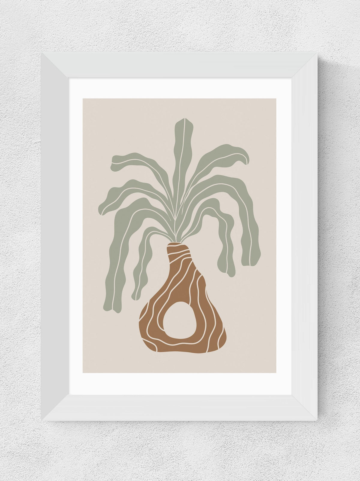 East End Prints White Modern Vase I by Alisa Galitsyna