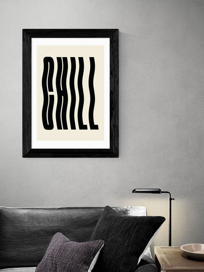 East End Prints Black Chill av Luxe Poster Co
