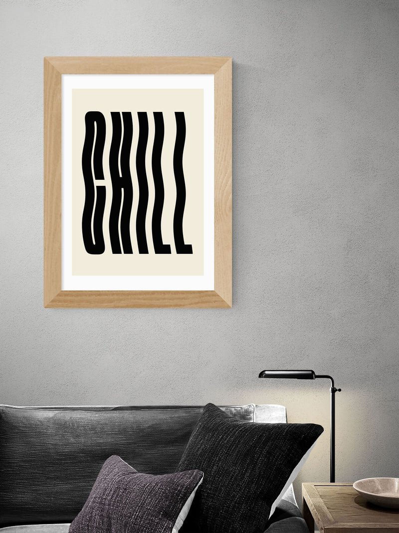 East End Prints Oak Chill by Luxe Poster Co