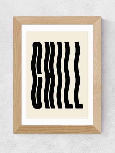 East End Prints Oak Chill fra Luxe Poster Co