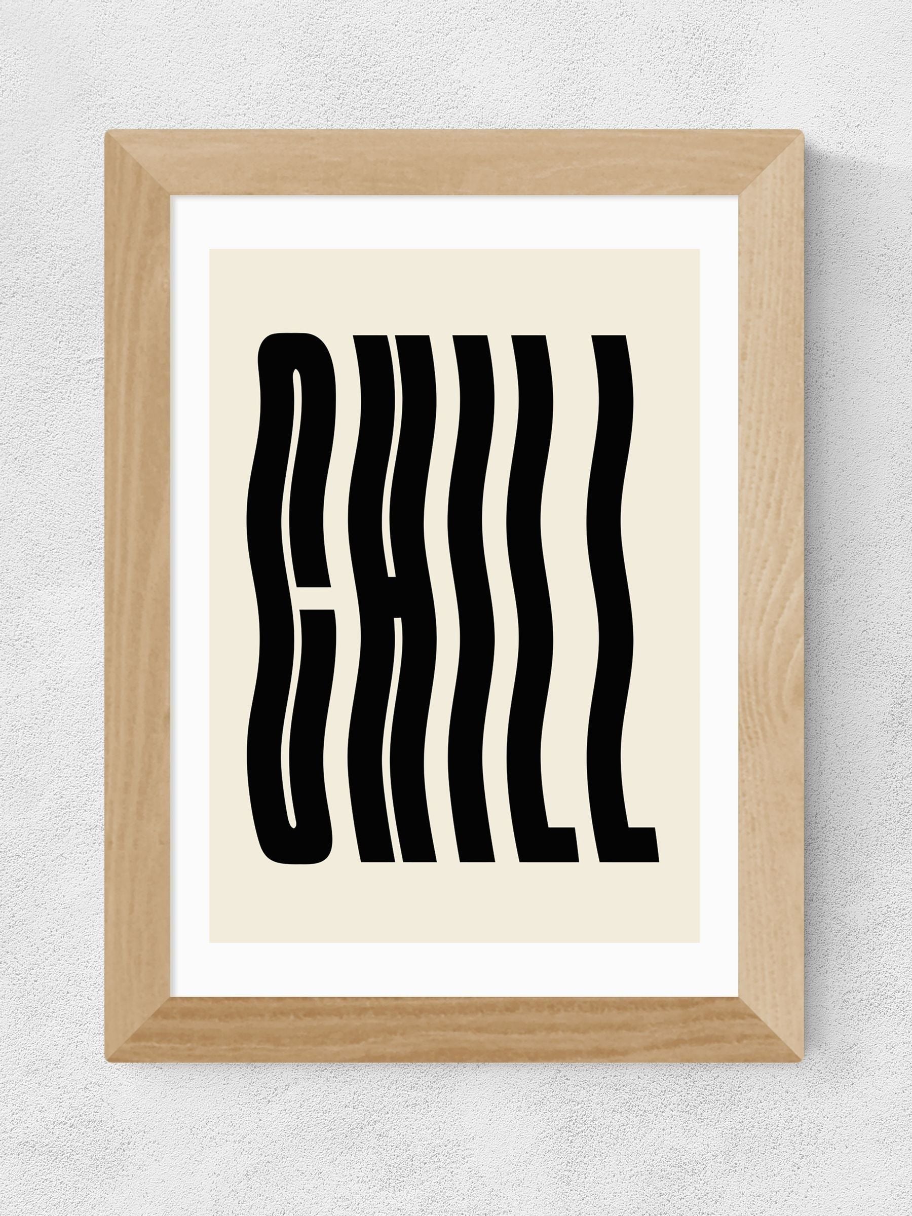 East End Prints Oak Chill by Luxe Poster Co