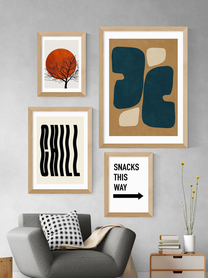 East End Prints Oak Chill by Luxe Poster Co