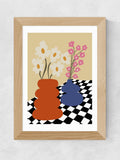 East End Prints Oak Two Blooming Pottery by Miho Art Studio