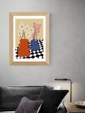 East End Prints Oak Two Blooming Pottery by Miho Art Studio