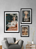 East End Prints typographic wall art - British product