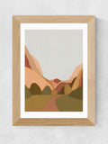 East End Prints Oak Morning Walk print - British product