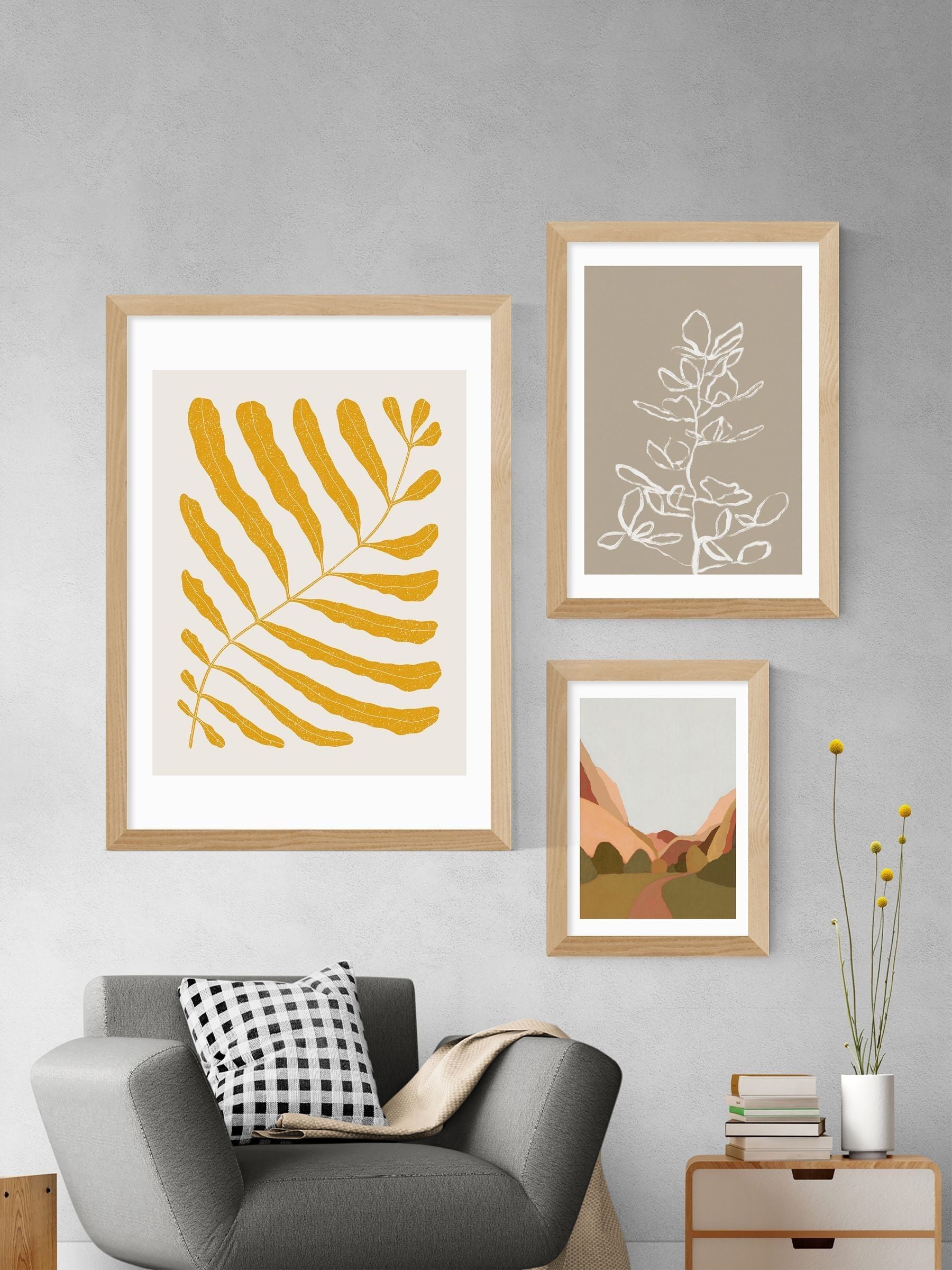 East End Prints Oak Morning Walk print - British product