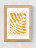 East End Prints Oak Yellow Plant art print - British product