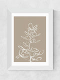 East End Prints White Elegant Branch by Alisa Galitsyna