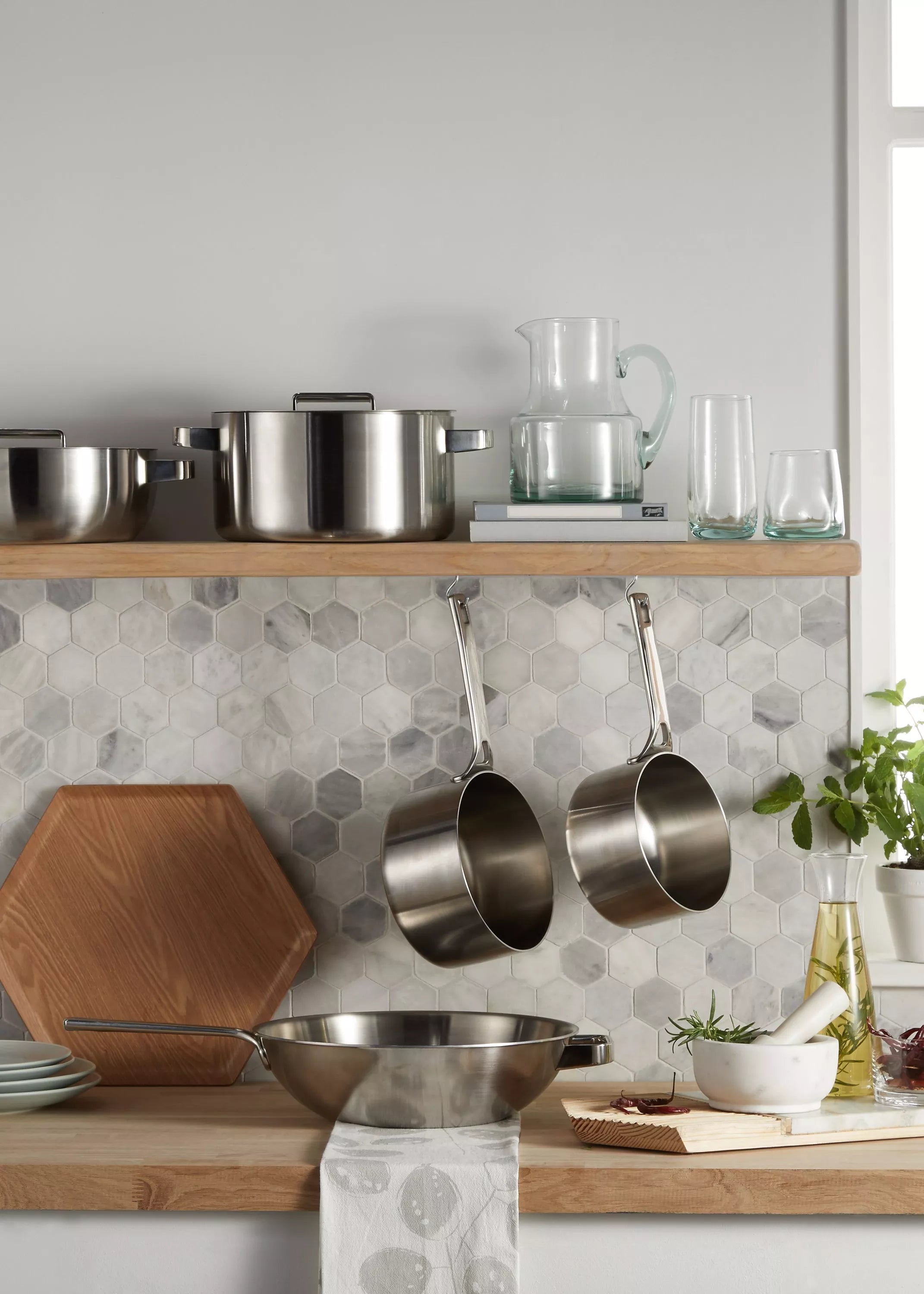 John Lewis 5-Ply Thermacore Stainless Steel Stockpot 24cm, UK version