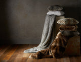 John Lewis faux fur throw 150x200cm, imported from the UK
