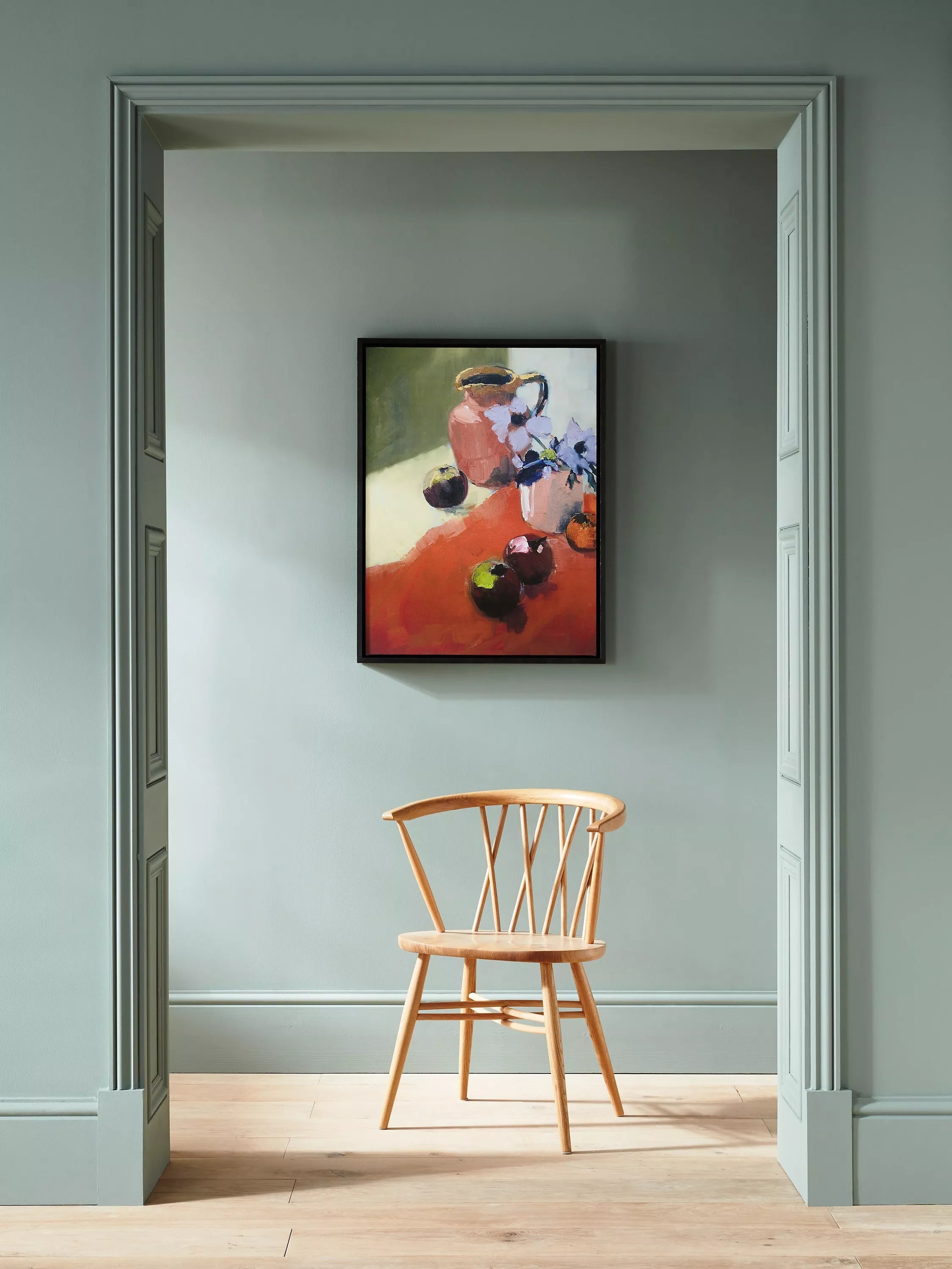 ercol Shalstone dining armchair oak (British brand)