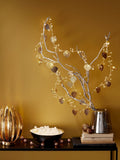 John Lewis Montserrat leaf table lamp in gold finish, British brand