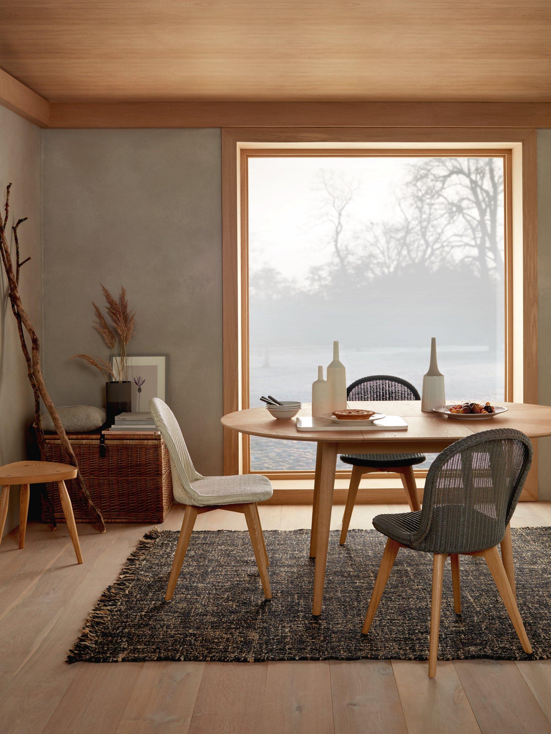 John Lewis Easdale Lloyd Loom dining side chair, imported from the UK