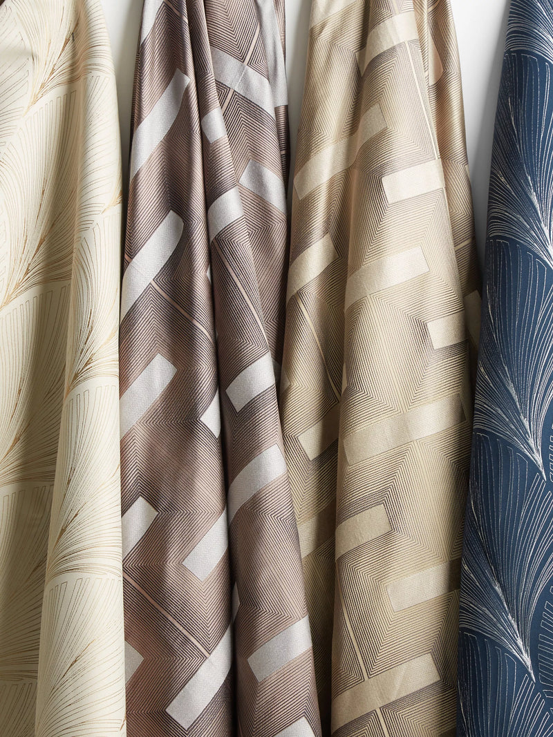 John Lewis deco fan furnishing fabric 142cm, imported from the UK