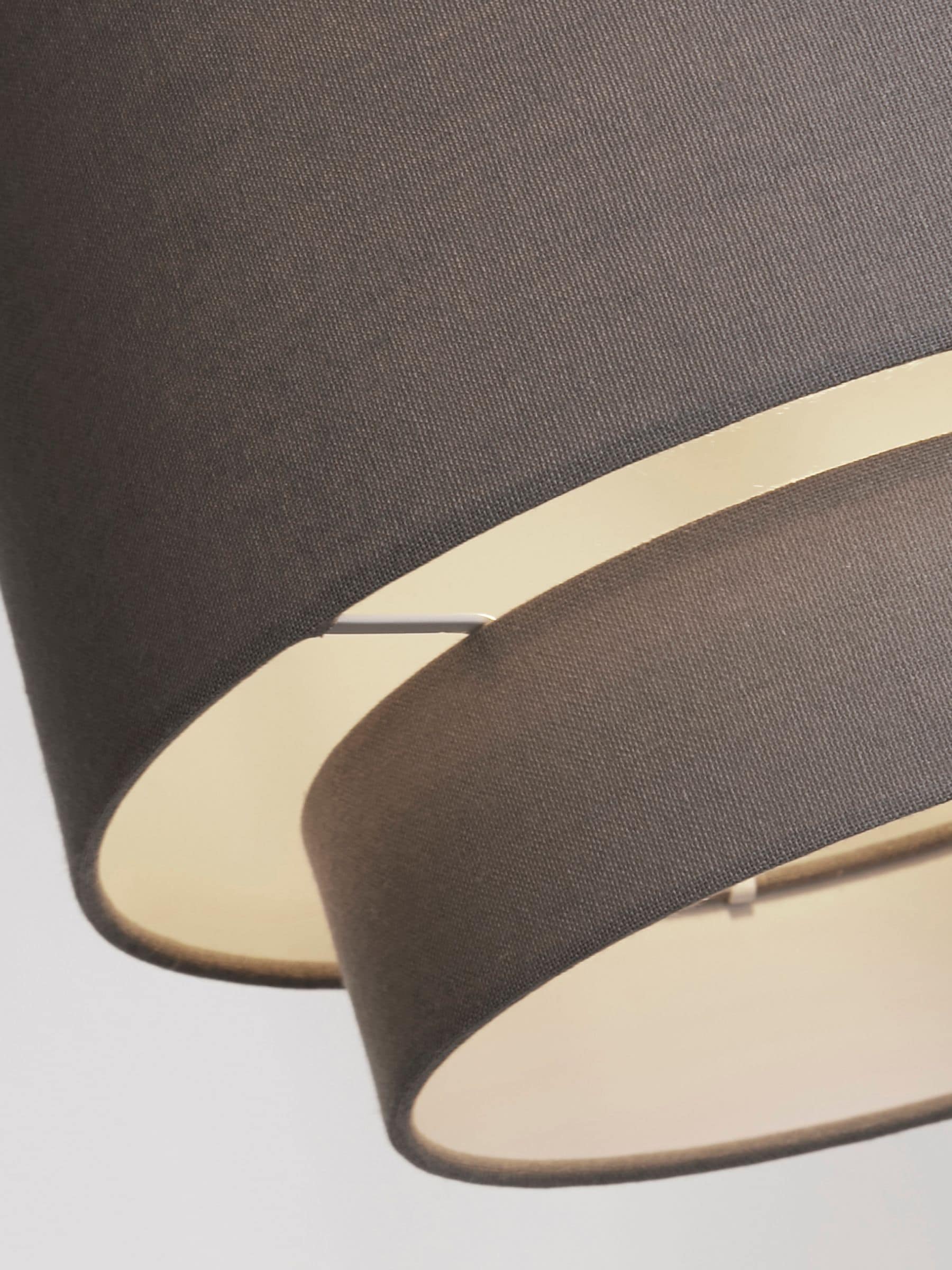Searchlight grey gothic drum lampshade 30cm, UK version