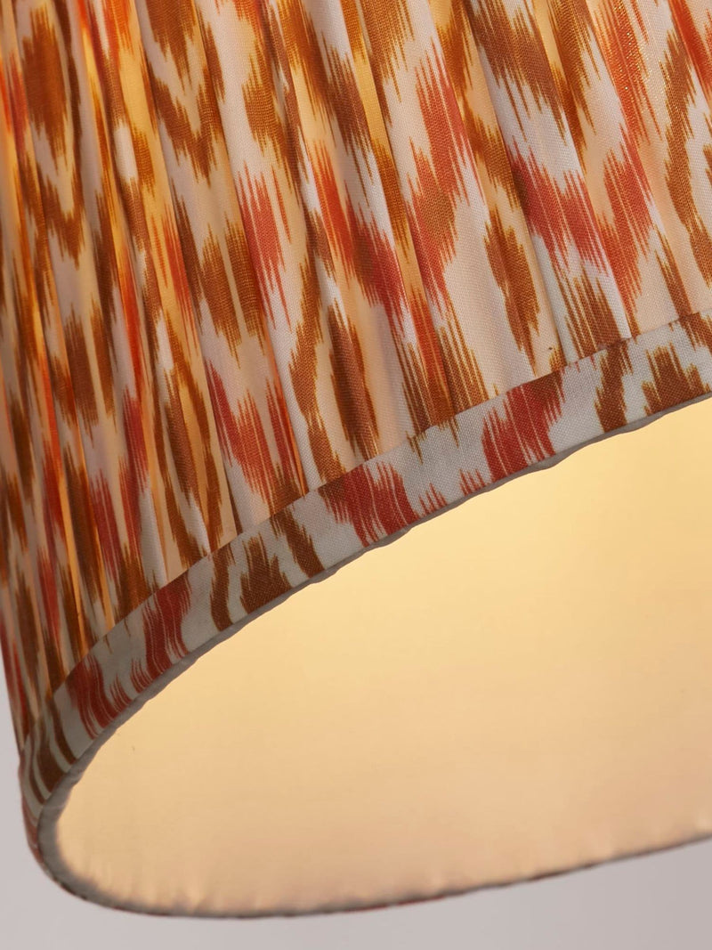 Searchlight orange Navajo ceiling light shade, UK version