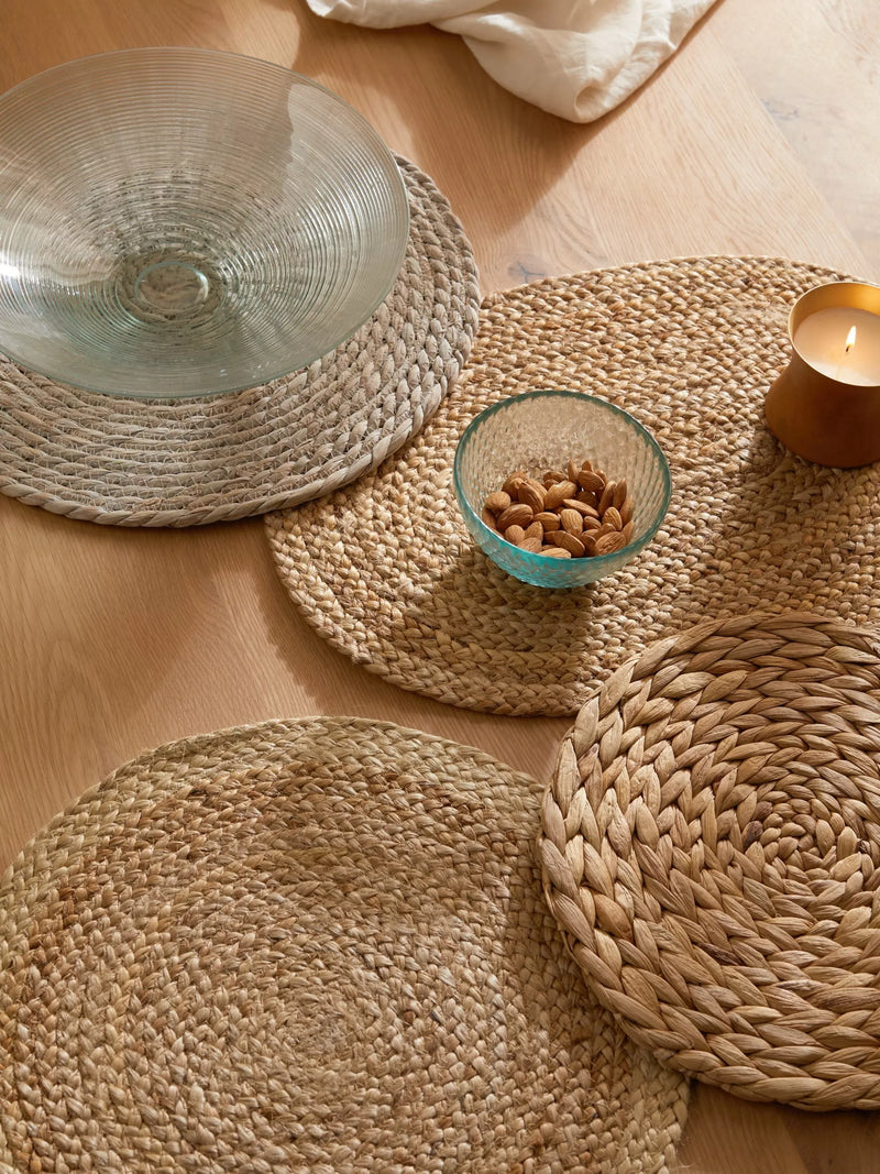John Lewis jute oval placemats set of 2 natural, UK version