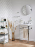 John Lewis Opus light pull chrome bathroom accessory (British brand)