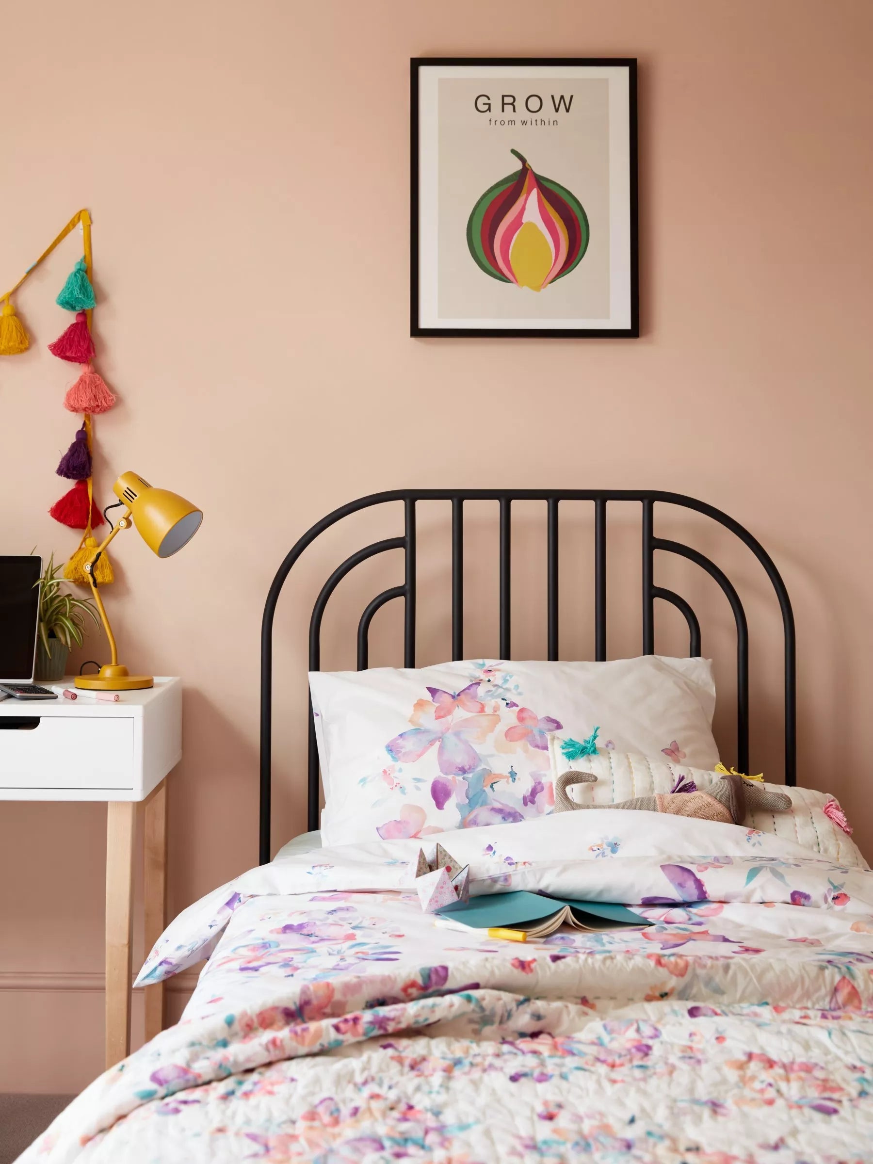 John Lewis Hand Quilted Butterflies Quilt, Multi