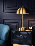 John Lewis dome table lamp with metal frame, imported from the UK