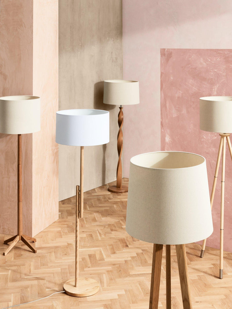 John Lewis Dara floor lamp in FSC certified oak (British brand)