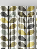 Orla Kiely scribble stem curtains seagrass duckegg blue - British product